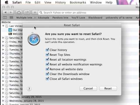 view internet history for user on mac book