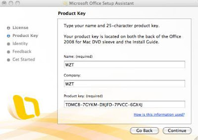 where to find product key for microsoft office 2011 mac
